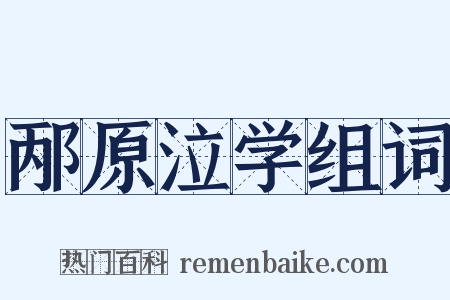 邴原泣学组词是什么意思的图片